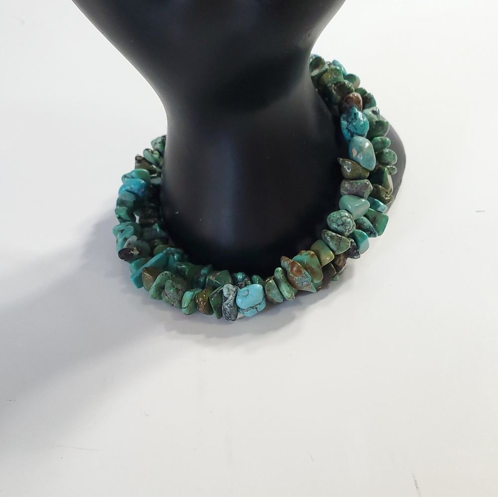 Turquoise Double Loop Bracelet - Picture 5 of 5